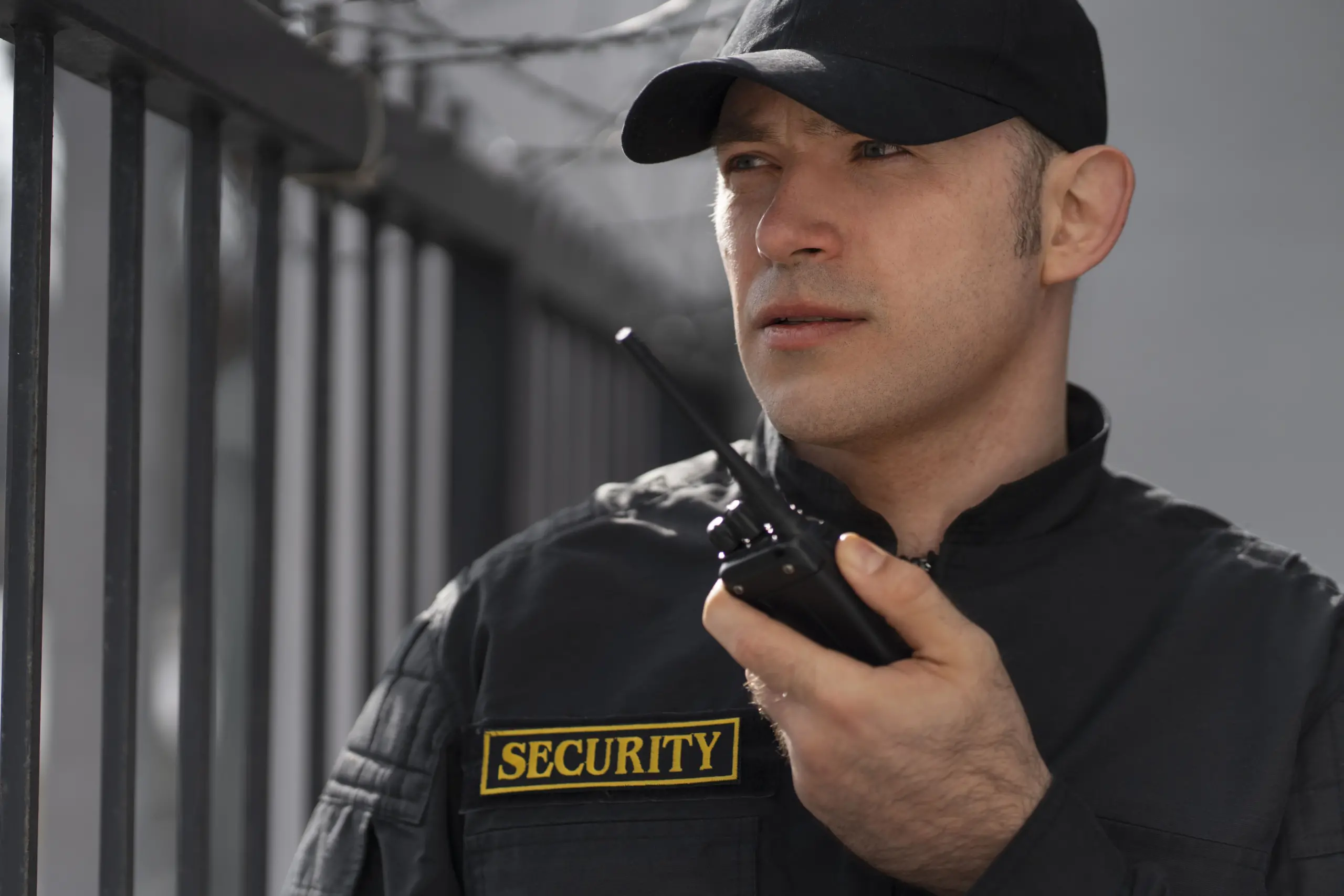 Oficial de SESI en un servicio de seguridad personal
